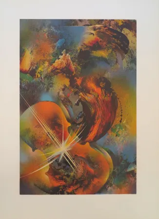 Lithografie Nierman - Mozart from the Sound of Color portfolio