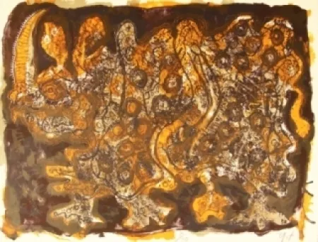 Lithografie Nieto -  Nashorn 