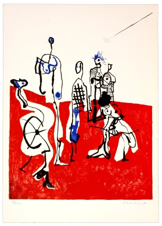 Lithografie Nieuwenhuys - Pour Jorn