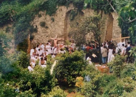 Fotografie Nitsch - Azione N. 96 – Giardini S. Martino A Napoli