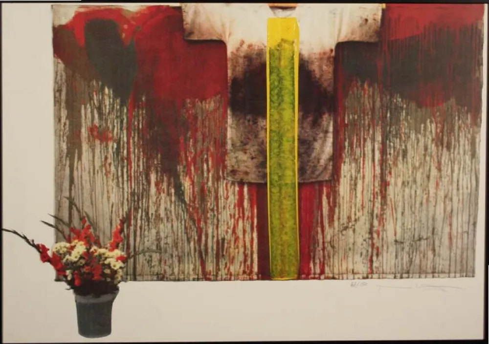 Lithografie Nitsch - SENZA TITOLO