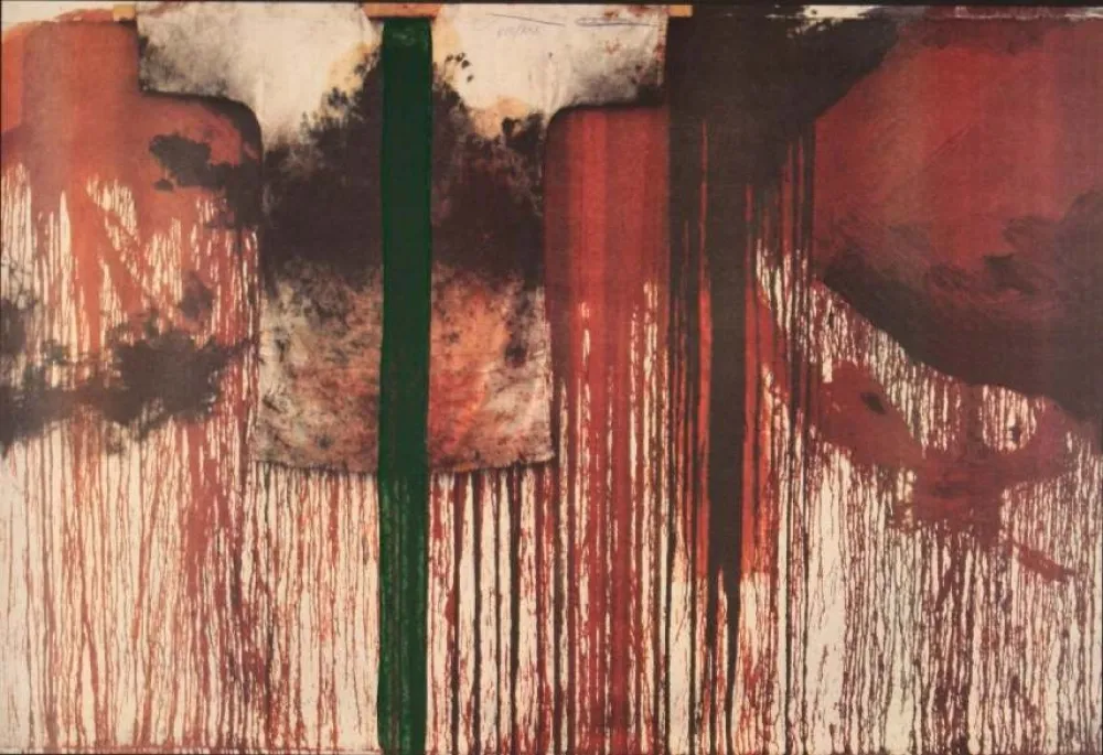 Lithografie Nitsch - SENZA TITOLO