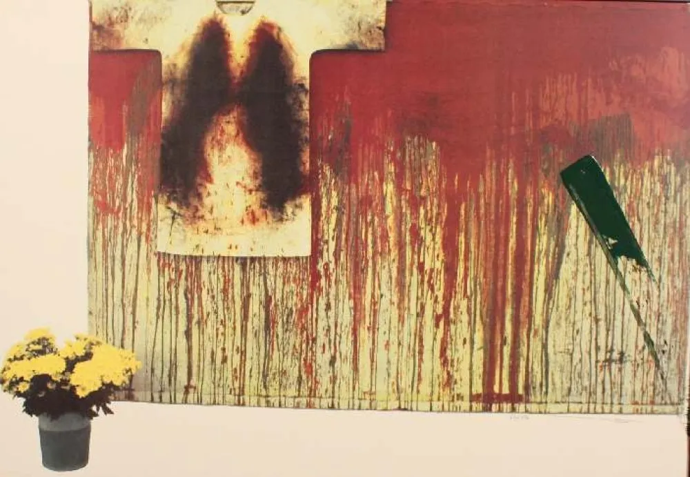 Lithografie Nitsch - SENZA TITOLO