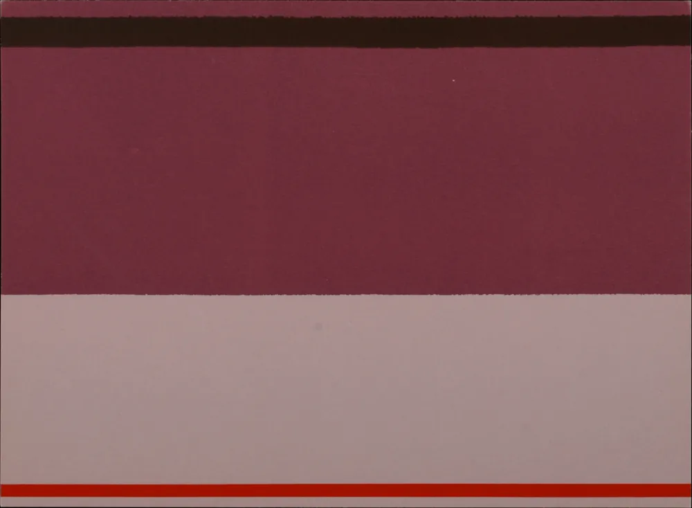 Zeefdruk Noland - Abstract Composition, 1973 -  Hand-numbered!