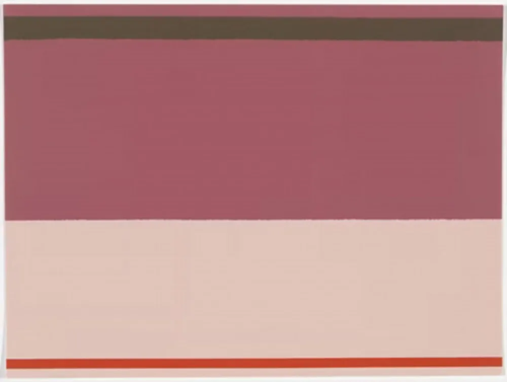 Zeefdruk Noland - Untitled from The New York Collection for Stockholm