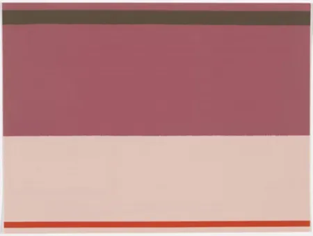Zeefdruk Noland - Untitled from The New York Collection for Stockholm
