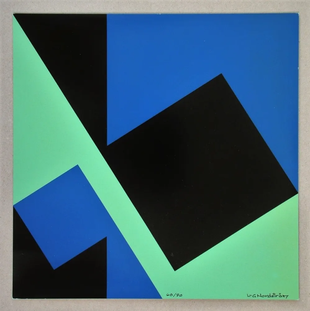 Zeefdruk Nordström - Concrete Composition