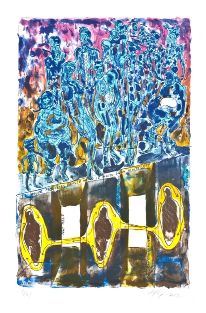 Lithografie Nørgaard - Gobelin