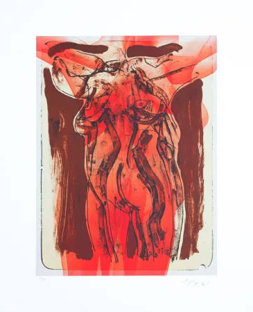 Lithografie Nørgaard - La femme I