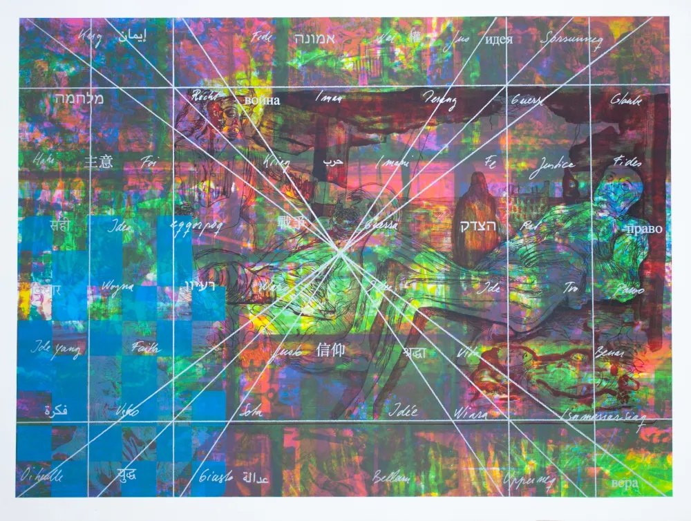 Lithografie Nørgaard - La guerre