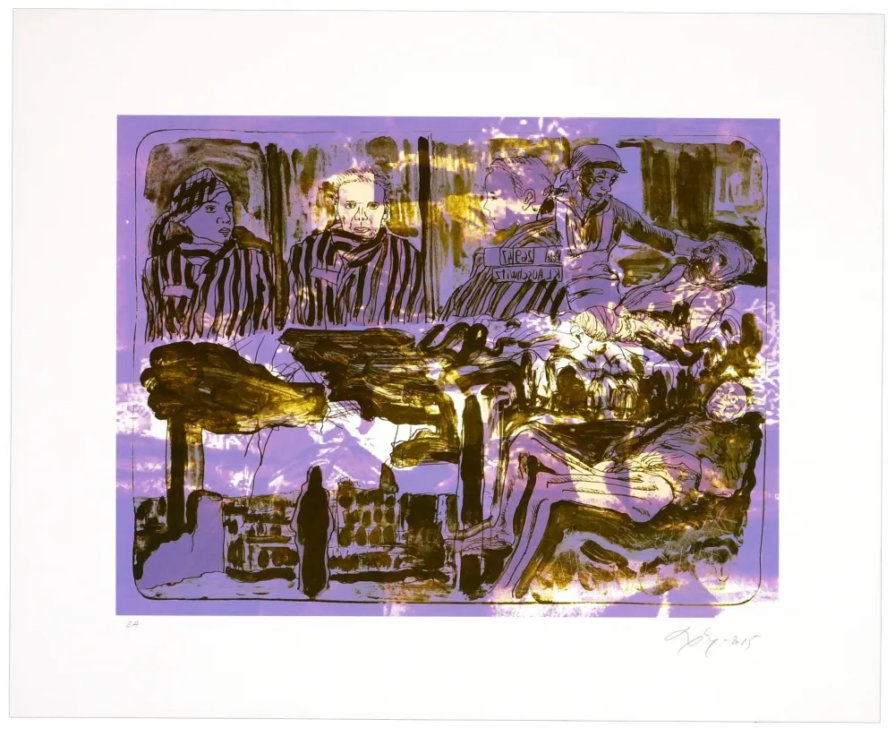 Lithografie Nørgaard - La guerre II