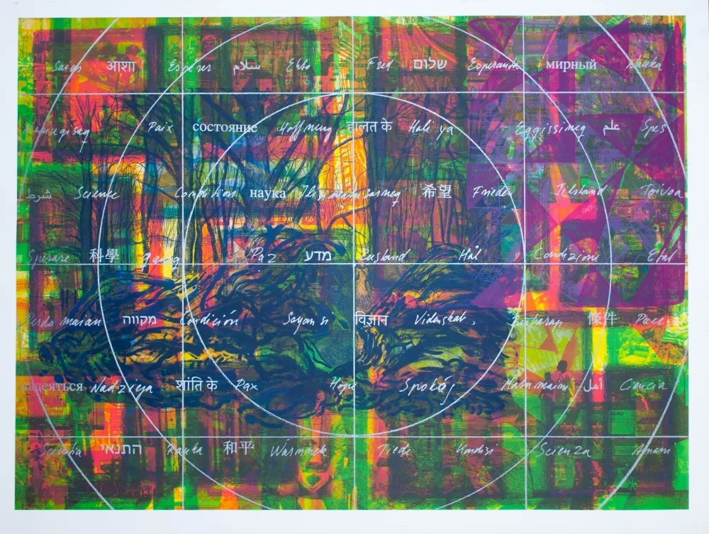 Lithografie Nørgaard - La Paix