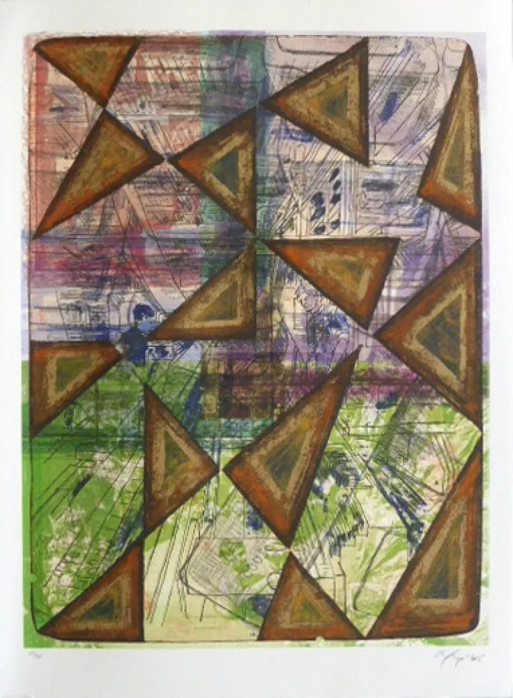 Lithografie Nørgaard - La paix II