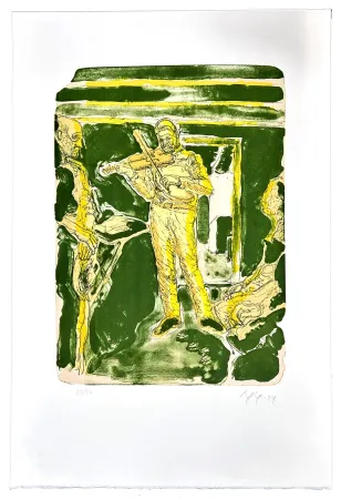 Lithografie Nørgaard - Mémoire d'outre tombe 1