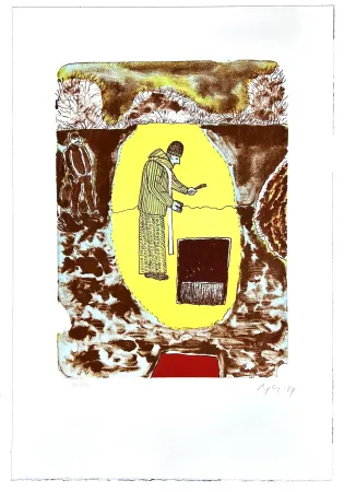 Lithografie Nørgaard - Mémoire d'outre tombe 2
