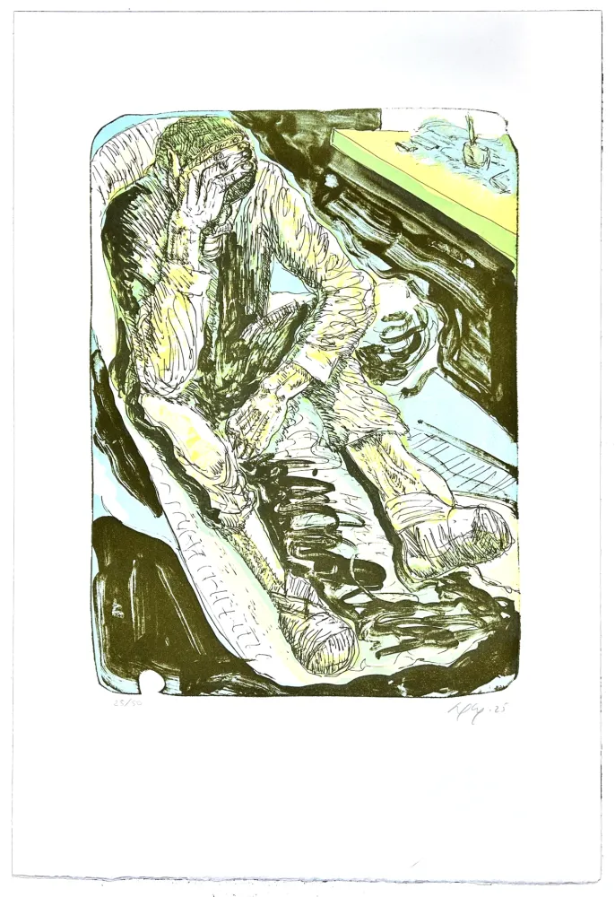 Lithografie Nørgaard - Mémoire d'outre tombe 3