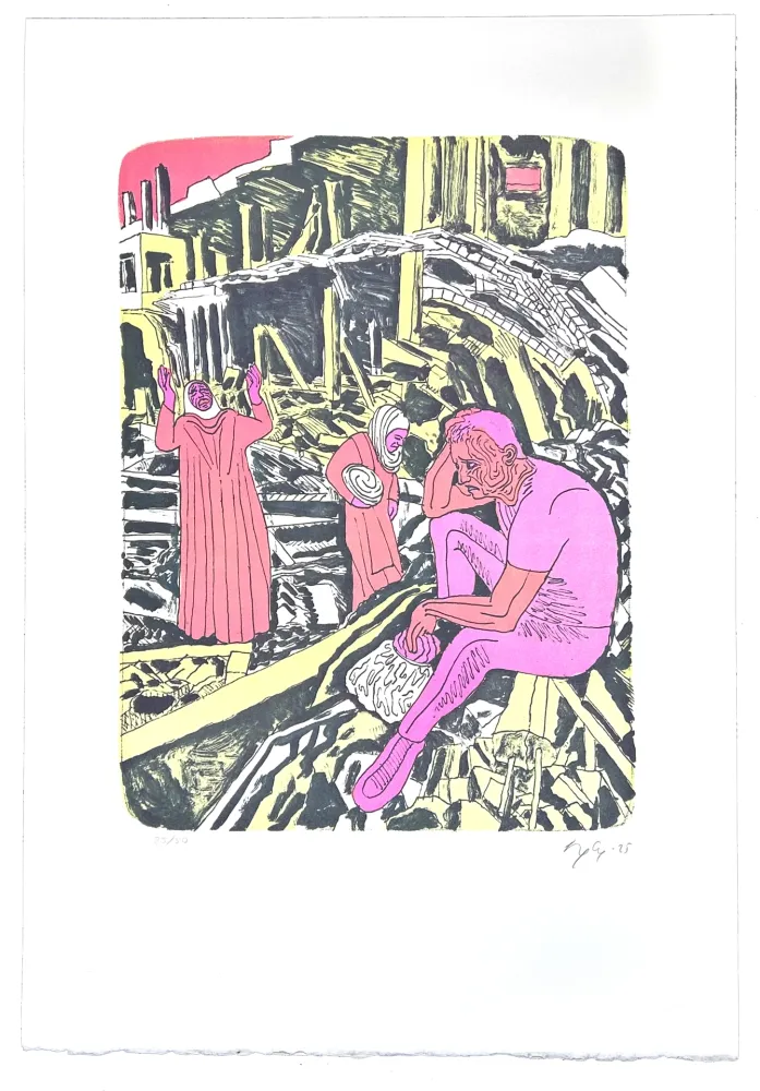 Lithografie Nørgaard - Mémoire d'outre tombe 4