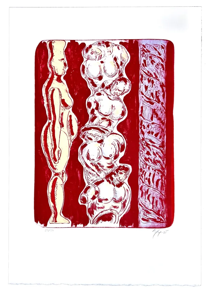 Lithografie Nørgaard - Mémoire d'outre tombe 6