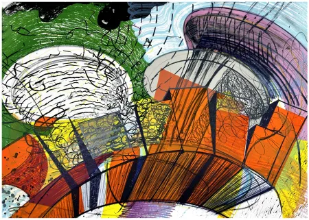 Lithografie Nørgard - 1