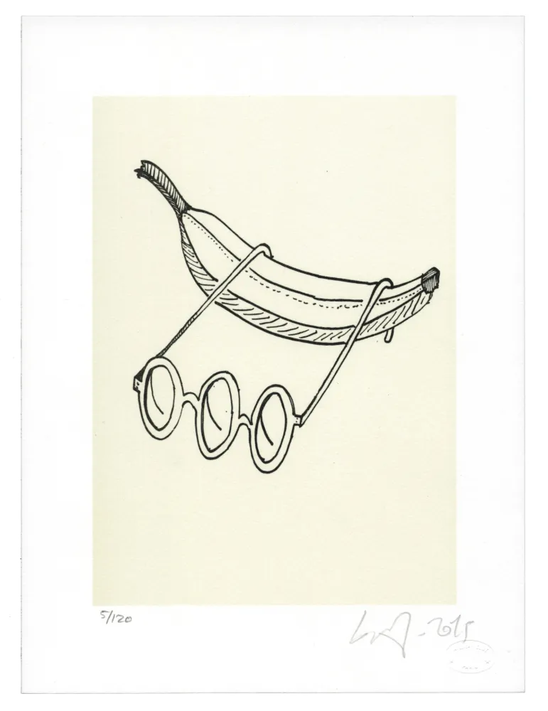 Lithografie Nørgard - Banane