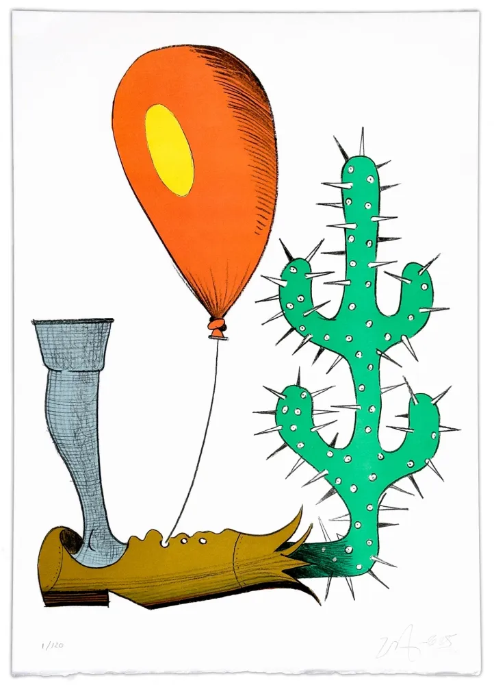 Lithografie Nørgard - Le début de l'amitié de toute une vie 