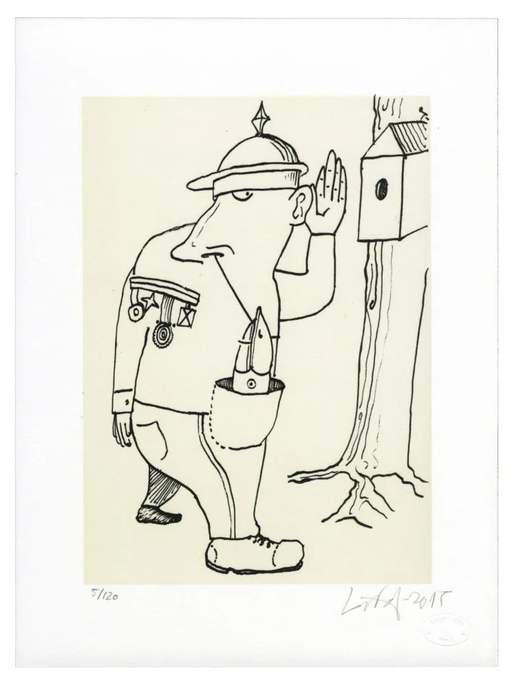 Lithografie Nørgard - Médaille