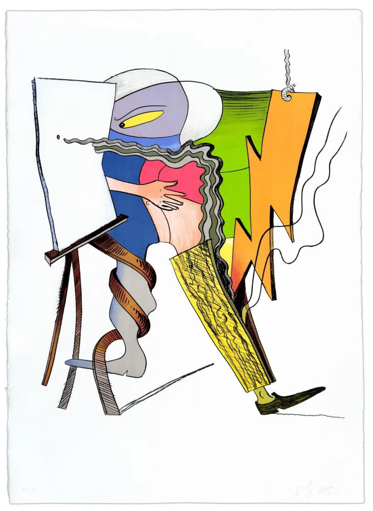 Lithografie Nørgard - On the Road to Dotland