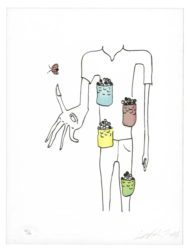 Lithografie Nørgard - Poche à bonbon