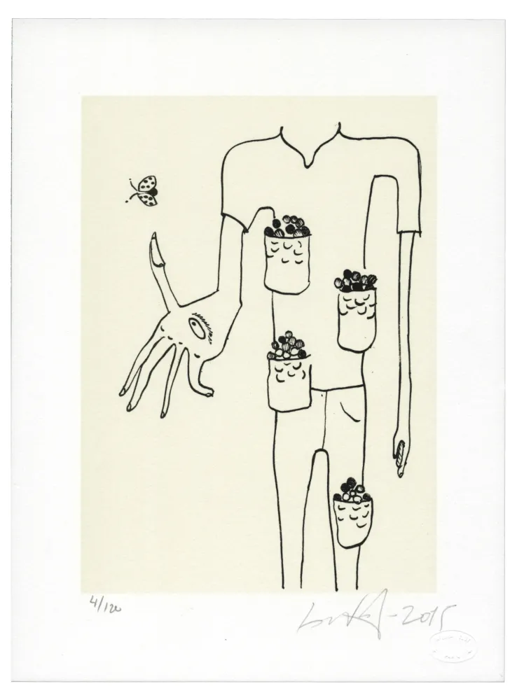 Lithografie Nørgard - Poche à bonbon