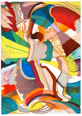 Lithografie Nørgard - X-liontamer II