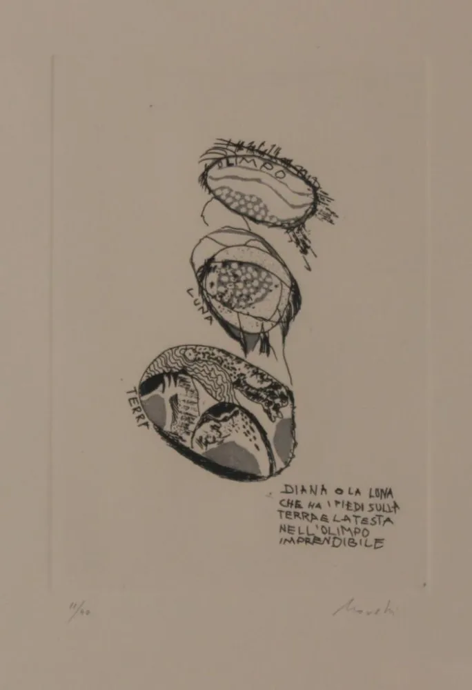 Lithografie Novelli - DAS BAD DER DIANA