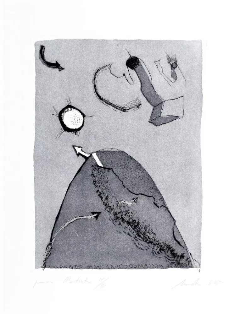 Ets En Aquatint Novelli - Il grande meccanico