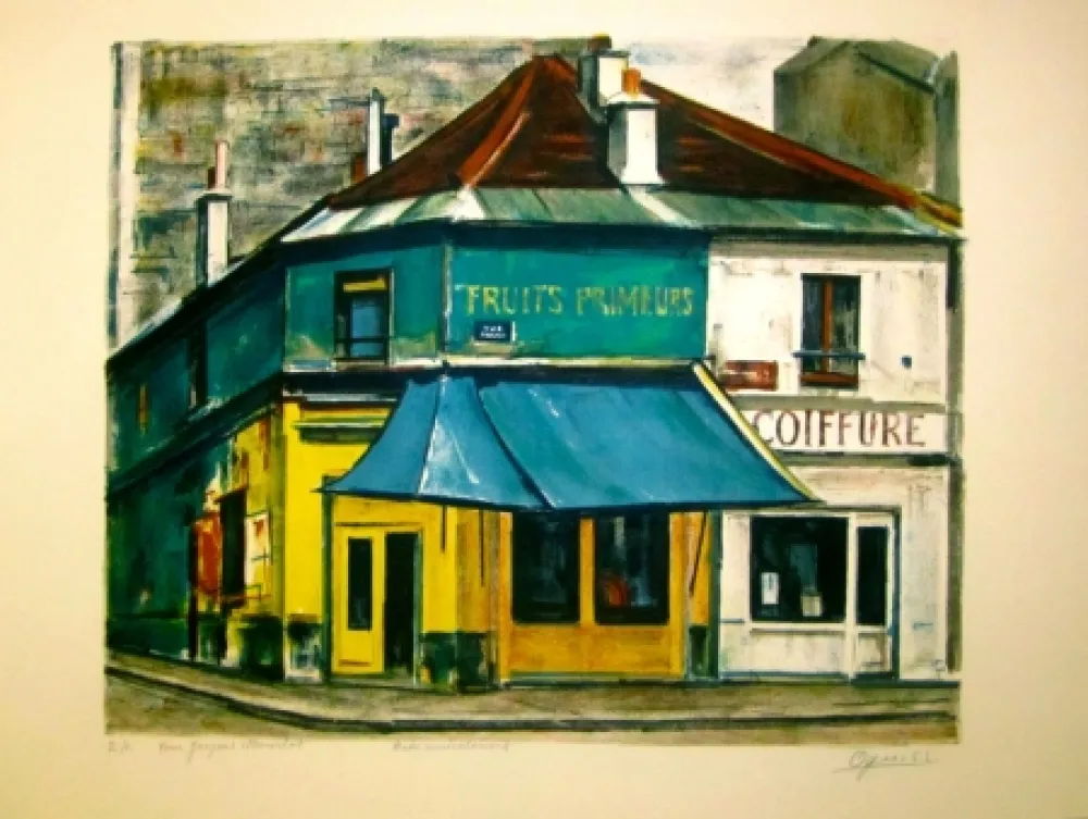 Lithografie Oguiss  - Untitled