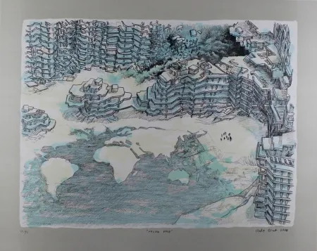 Lithografie Oiwa - North Pole