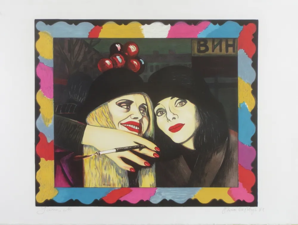 Lithografie Okshteyn - Friends