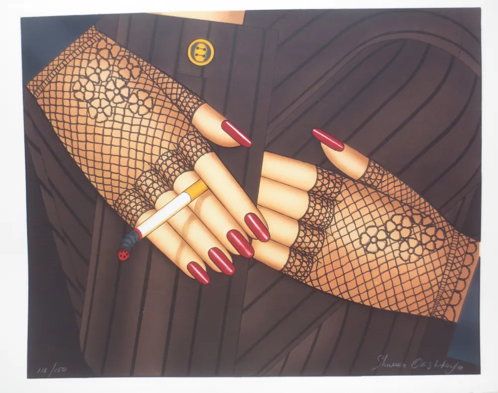 Lithografie Okshteyn - Les mains