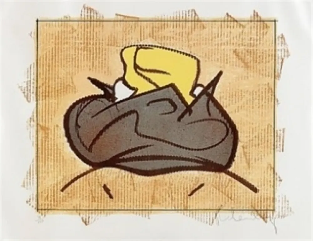 Lithografie Oldenburg - Baked potatoe with butter