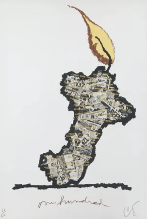 Zeefdruk Oldenburg - Centennial Print for the Judson Memorial Church