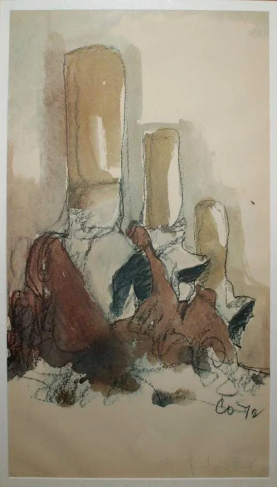 Lithografie Oldenburg - Fagends Carved in Rock Fagend Canyon