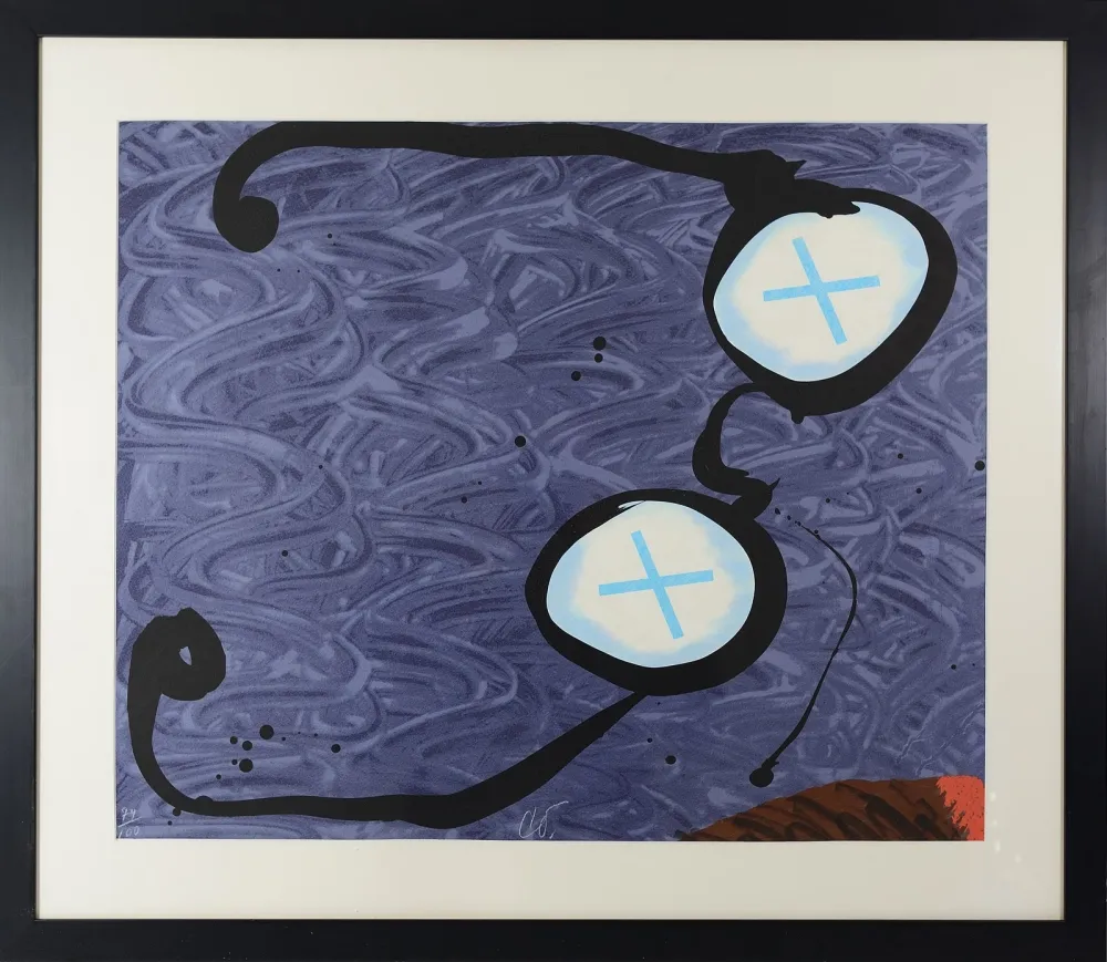 Zeefdruk Oldenburg - Icons in a Smoke-filled Room