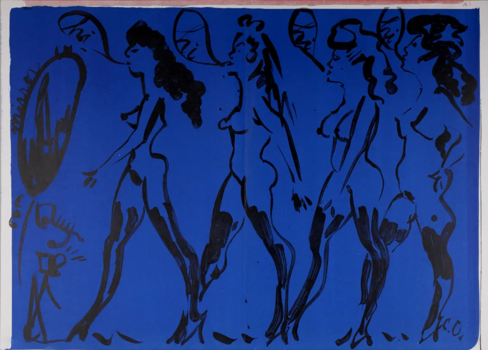 Lithografie Oldenburg - Parade of Women, 1964