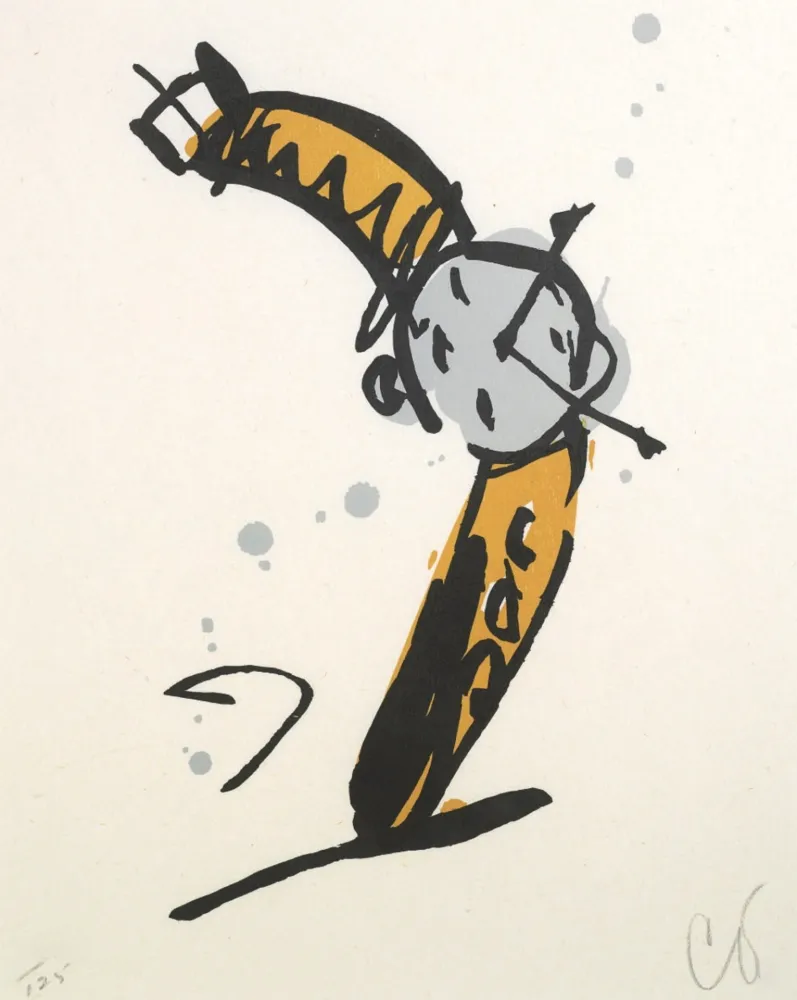 Lithografie Oldenburg - Wrist Watch Rising, from Art Pro-Choice II