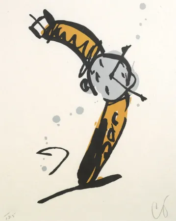 Lithografie Oldenburg - Wrist Watch Rising, from Art Pro-Choice II