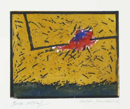 Houtsnede Olthoff - Lichter Durchbruch (Light Breakthrough)