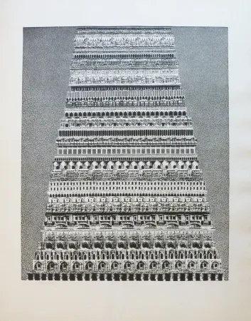 Ets En Aquatint Opalka -  Babel