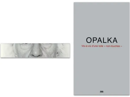 Geïllustreerd Boek Opalka - L'art en écrit