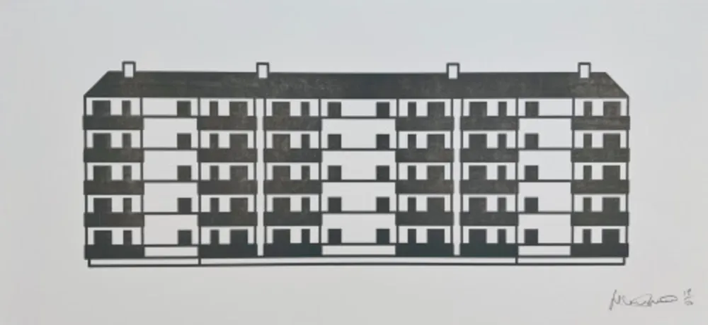 Houtsnede Opie - Apartment 6