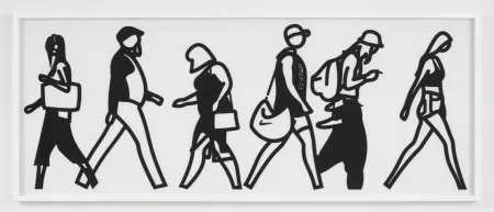 Reliëf Opie -  Walking in Melbourne 1