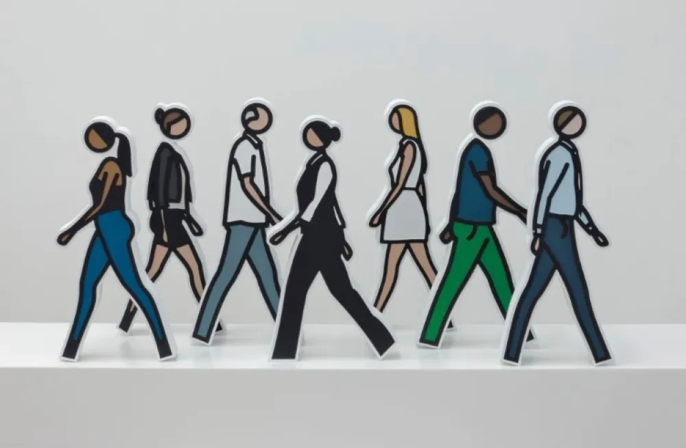 Geen Techniek Opie - Walking Statuettes, full set of 7