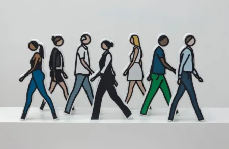 Geen Techniek Opie - Walking Statuettes, full set of 7